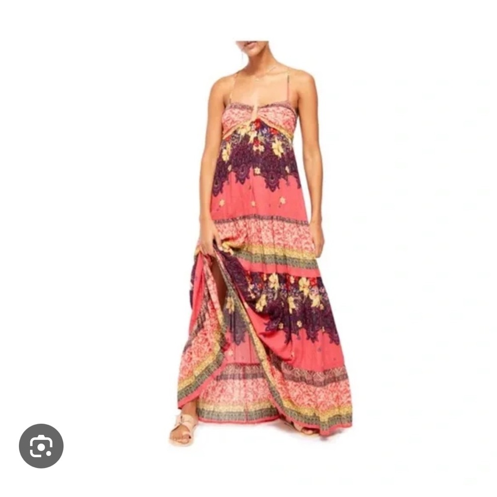 Free People Give A Little Bohemian Maxi Dress